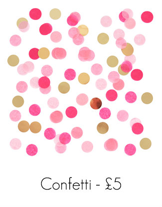 Pink and Gold Confetti